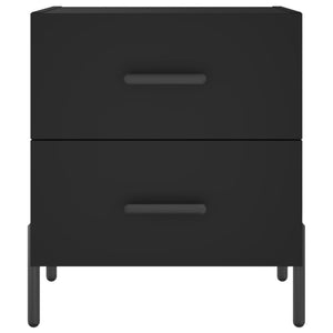 Comodini 2 pz Neri 40x35x47,5 cm in Legno Multistrato 827327