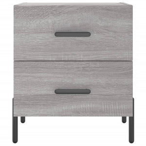 vidaXL Comodino Grigio Sonoma 40x35x47,5 cm in Legno Multistrato