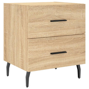 vidaXL Comodino Rovere Sonoma 40x35x47,5 cm in Legno Multistrato