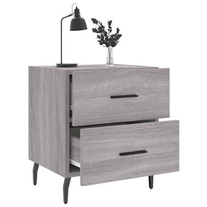 Comodini 2 pz Grigio Sonoma 40x35x47,5 cm in Legno Multistrato 827353