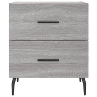 Comodini 2 pz Grigio Sonoma 40x35x47,5 cm in Legno Multistrato 827353
