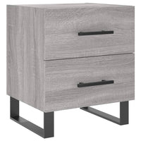 vidaXL Comodino Grigio Sonoma 40x35x47,5 cm in Legno Multistrato
