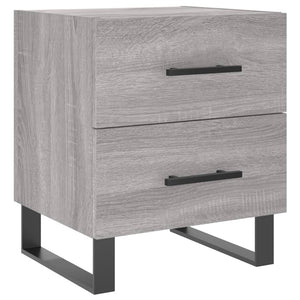 vidaXL Comodino Grigio Sonoma 40x35x47,5 cm in Legno Multistrato