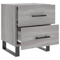 vidaXL Comodino Grigio Sonoma 40x35x47,5 cm in Legno Multistrato