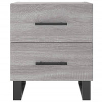 vidaXL Comodino Grigio Sonoma 40x35x47,5 cm in Legno Multistrato