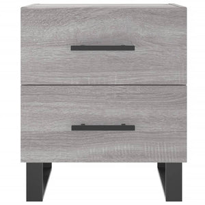 vidaXL Comodino Grigio Sonoma 40x35x47,5 cm in Legno Multistrato