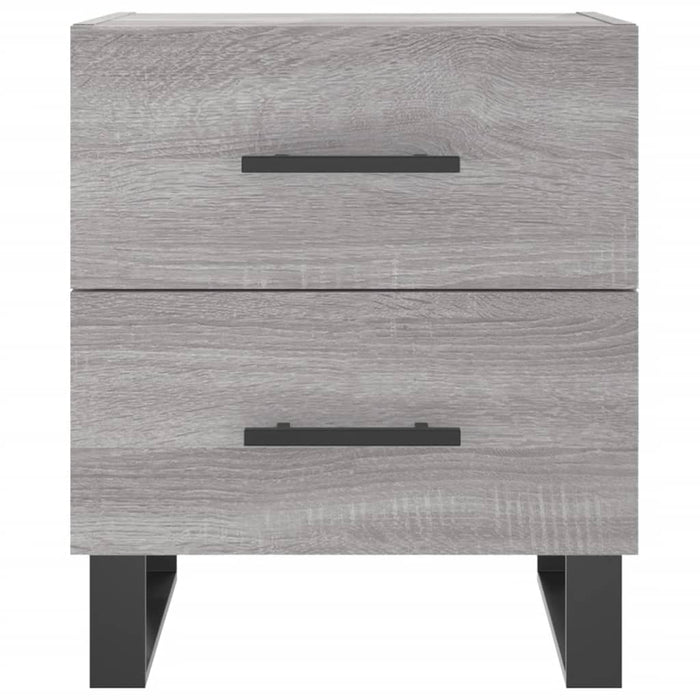 vidaXL Comodino Grigio Sonoma 40x35x47,5 cm in Legno Multistrato