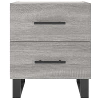 Comodini 2 pz Grigio Sonoma 40x35x47,5 cm in Legno Multistrato 827369