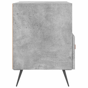 Comodini 2 pz Grigio Cemento 40x35x47,5 cm in Legno Multistrato 827381