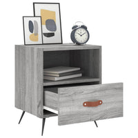 Comodini 2 pz Grigio Sonoma 40x35x47,5 cm in Legno Multistrato 827385