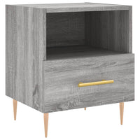 vidaXL Comodino Grigio Sonoma 40x35x47,5 cm in Legno Multistrato