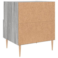 vidaXL Comodino Grigio Sonoma 40x35x47,5 cm in Legno Multistrato