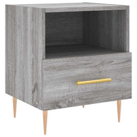 Comodini 2 pz Grigio Sonoma 40x35x47,5 cm in Legno Multistrato 827417