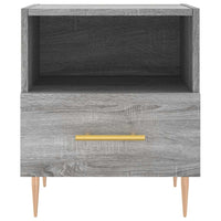 vidaXL Comodini 2 pz Grigio Sonoma 40x35x47,5 cm in Legno Multistrato