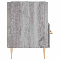 vidaXL Comodini 2 pz Grigio Sonoma 40x35x47,5 cm in Legno Multistrato