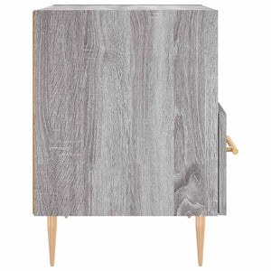 Comodini 2 pz Grigio Sonoma 40x35x47,5 cm in Legno Multistrato 827417