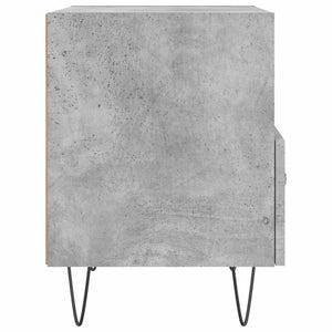 Comodini 2 pz Grigio Cemento 40x35x47,5 cm in Legno Multistrato 827429