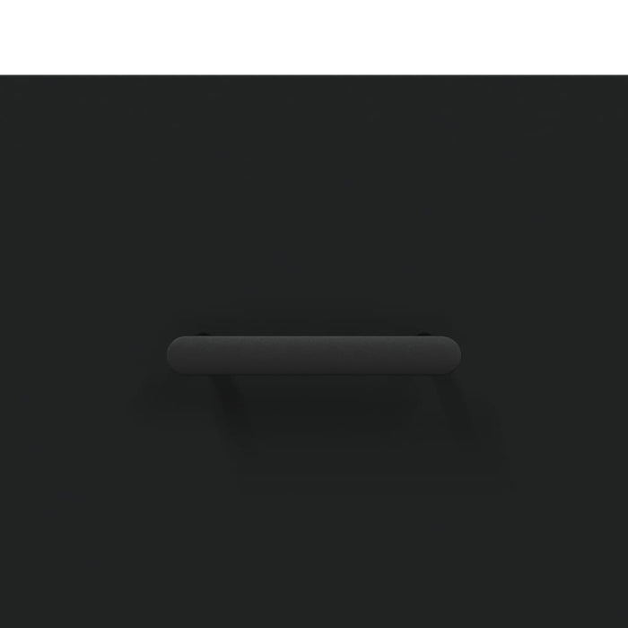 Comodini 2 pz Neri 40x35x47,5 cm in Legno Multistrato 827455