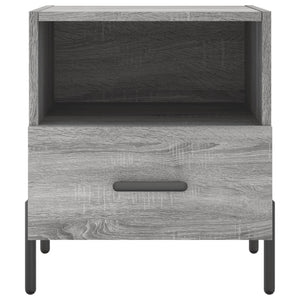 Comodini 2 pz Grigio Sonoma 40x35x47,5 cm in Legno Multistrato 827465