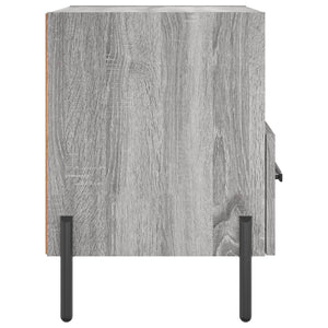 Comodini 2 pz Grigio Sonoma 40x35x47,5 cm in Legno Multistrato 827465