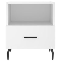 Comodini 2 pz Bianchi 40x35x47,5 cm in Legno Multistrato 827469