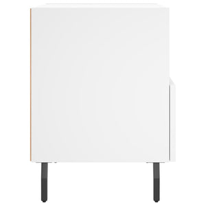 Comodini 2 pz Bianchi 40x35x47,5 cm in Legno Multistrato 827469