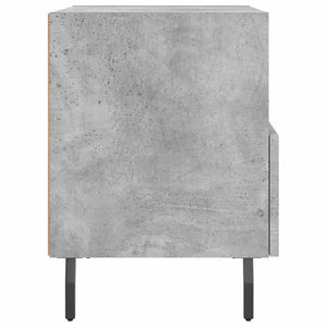 Comodini 2 pz Grigio Cemento 40x35x47,5 cm in Legno Multistrato 827477