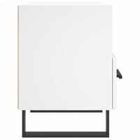 Comodini 2 pz Bianchi 40x35x47,5 cm in Legno Multistrato 827485