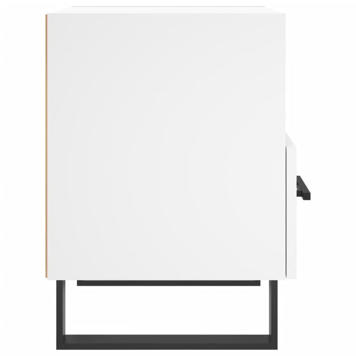 Comodini 2 pz Bianchi 40x35x47,5 cm in Legno Multistrato 827485