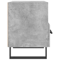 Comodini 2 pz Grigio Cemento 40x35x47,5 cm in Legno Multistrato 827493