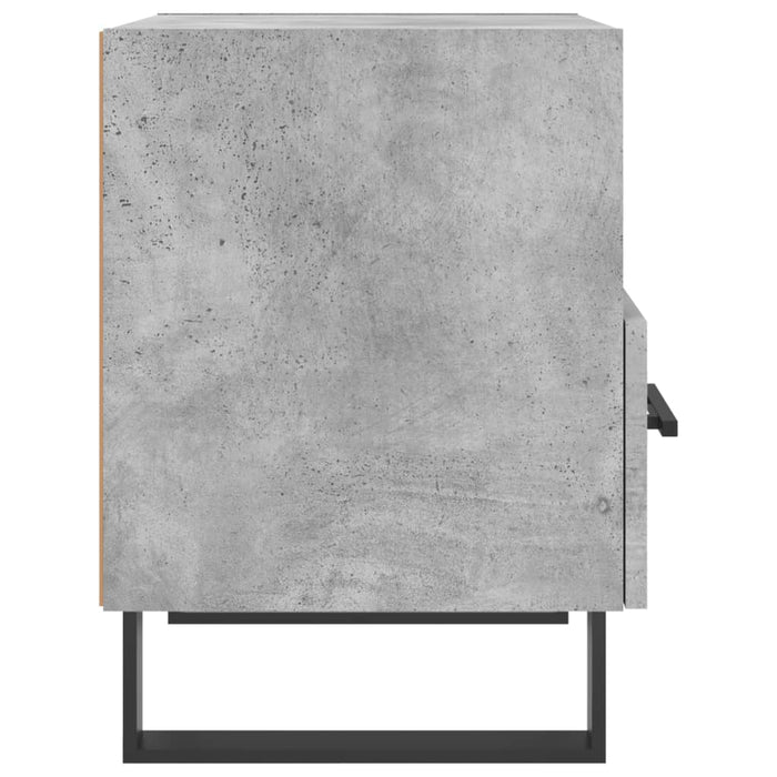 Comodini 2 pz Grigio Cemento 40x35x47,5 cm in Legno Multistrato 827493