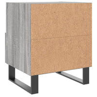Comodini 2 pz Grigio Sonoma 40x35x47,5 cm in Legno Multistrato 827497