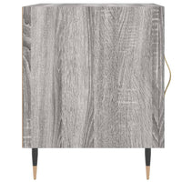 Comodino Grigio Sonoma 40x40x50 cm in Legno Multistrato 827528