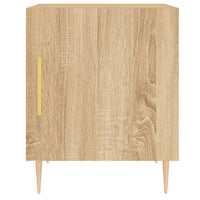 Comodini 2 pz Rovere Sonoma 40x40x50 cm in Legno Multistrato 827539
