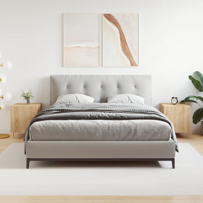 Comodini 2 pz Rovere Sonoma 40x40x50 cm in Legno Multistrato 827539