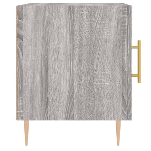 Comodini 2 pz Grigio Sonoma 40x40x50 cm in Legno Multistrato 827545