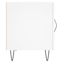 Comodino Bianco 40x40x50 cm in Legno Multistrato 827548