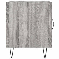 Comodino Grigio Sonoma 40x40x50 cm in Legno Multistrato 827560