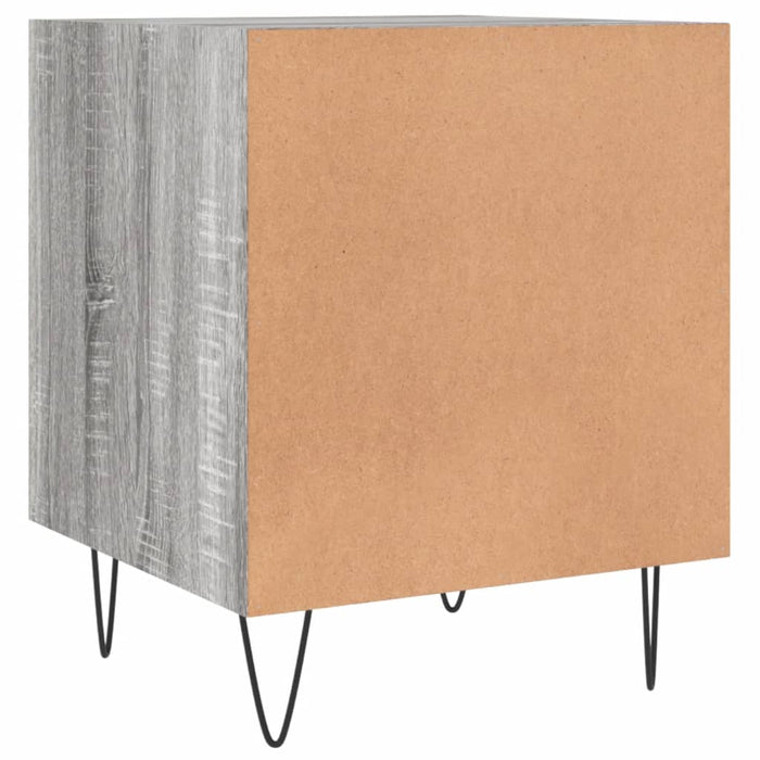 Comodino Grigio Sonoma 40x40x50 cm in Legno Multistrato 827560