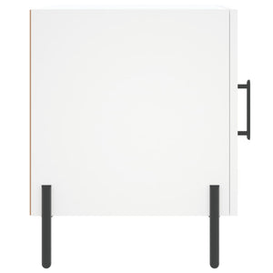 Comodino Bianco 40x40x50 cm in Legno Multistrato 827580