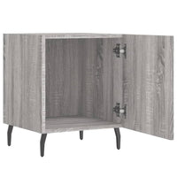 Comodini 2 pz Grigio Sonoma 40x40x50 cm in Legno Multistrato 827609
