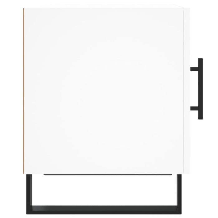 Comodini 2 pz Bianchi 40x40x50 cm in Legno Multistrato 827613