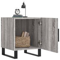 Comodino Grigio Sonoma 40x40x50 cm in Legno Multistrato 827624