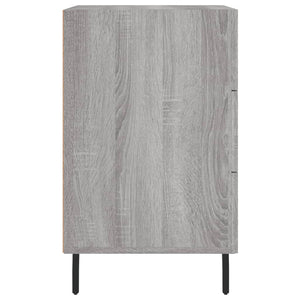vidaXL Comodino Grigio Sonoma 40x40x66 cm in Legno Multistrato