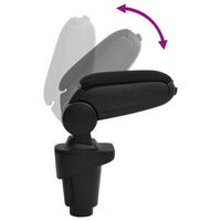 Bracciolo per Auto Nero 14x35x(37-53) cm in ABS 154669