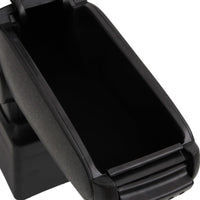 Bracciolo per Auto Nero 12x34x(35-47) cm in ABS