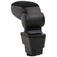 Bracciolo per Auto Nero 11x35x(32-49) cm in ABS