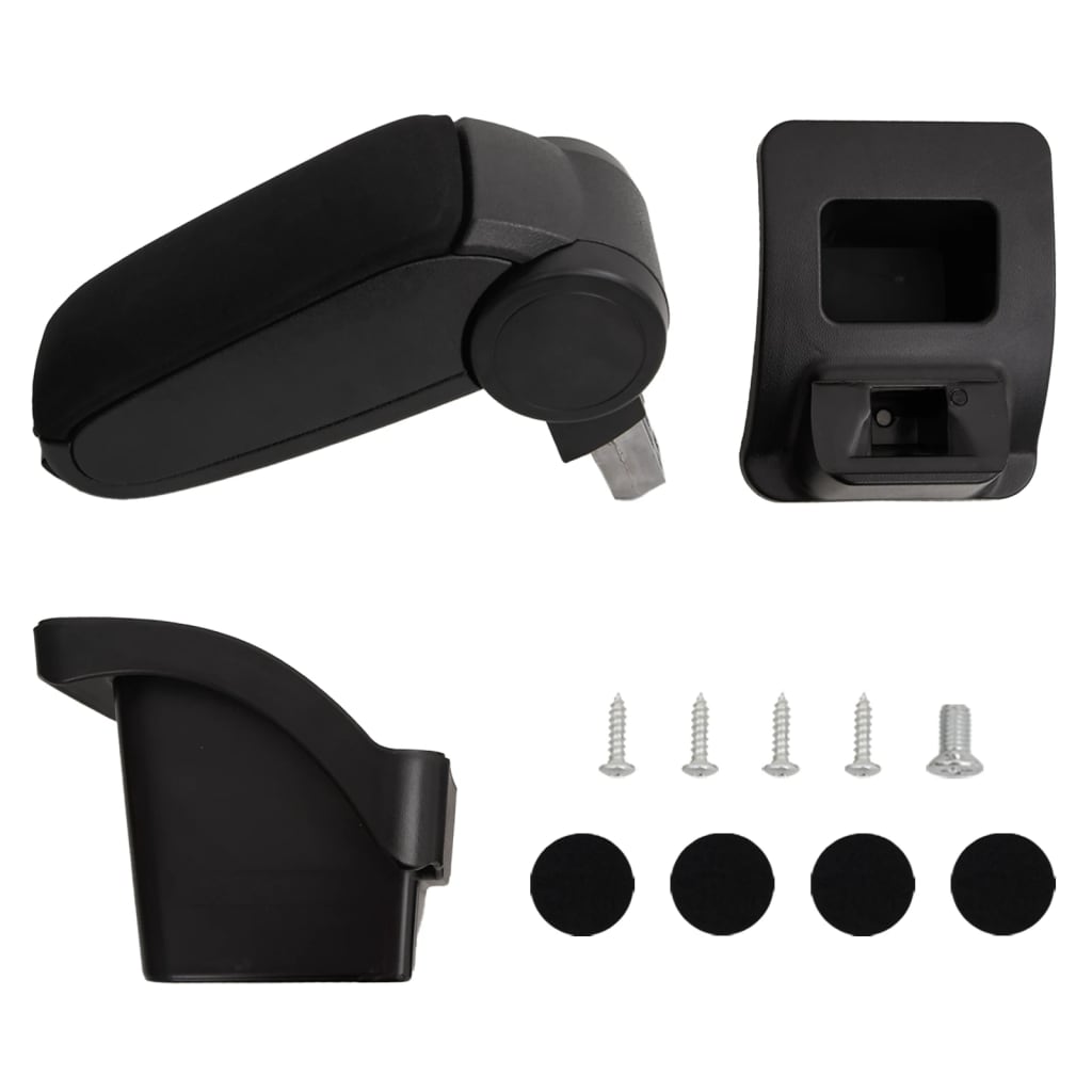 Bracciolo per Auto Nero 16x30x(40-50) cm in ABScod mxl 118383