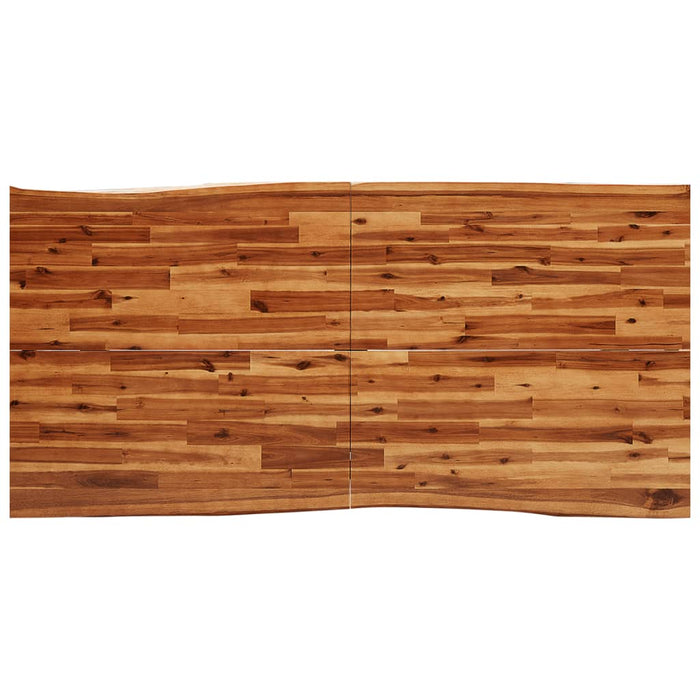 Tavolo da Pranzo Bordi Vivi 180x90x75 cm Legno Massello Acacia 353291