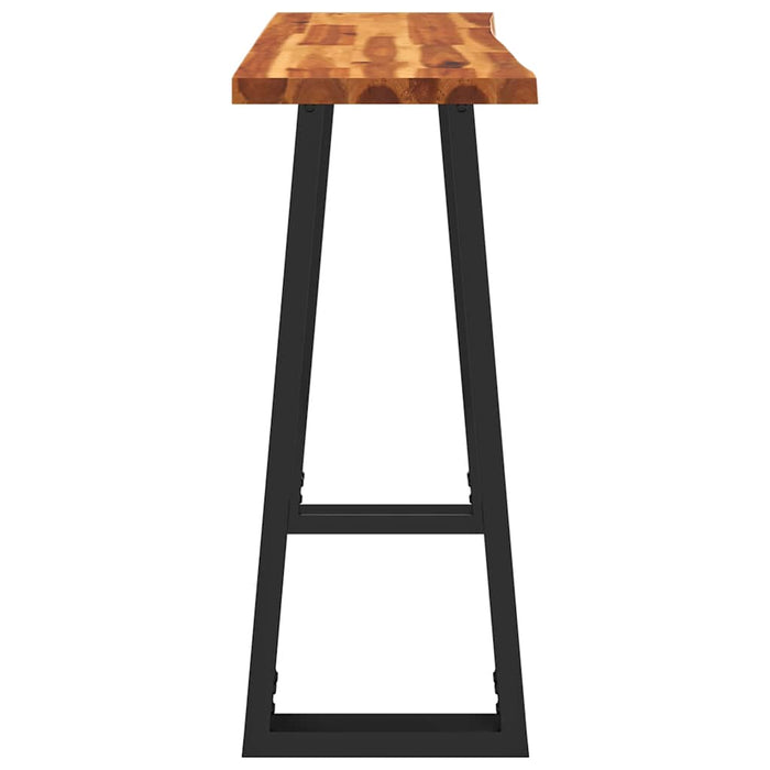 Tavolo Consolle Bordi Vivi 110x35x80 cm Legno Massello Acacia 353296